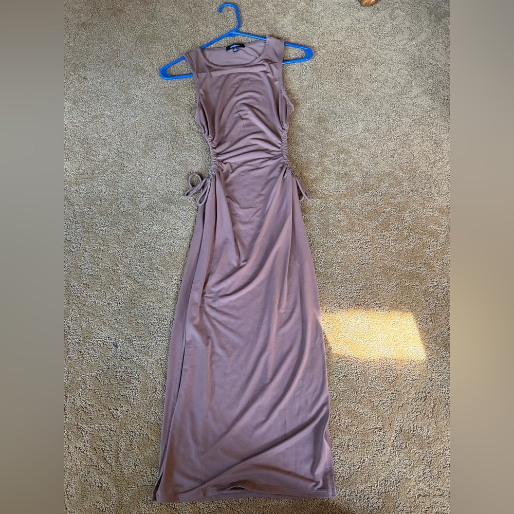 Brown maxi dress
